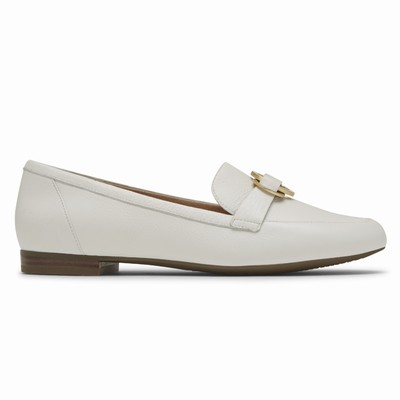 Mocassins Rockport Total Motion Tavia Ring Mulher Branco PT-40153